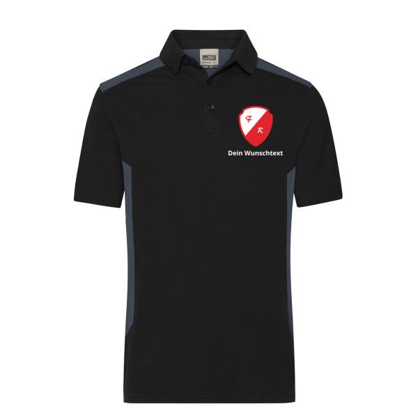 Beidseitiger Druck - Men's Workwear Polo - STRONG - Miniaturansicht