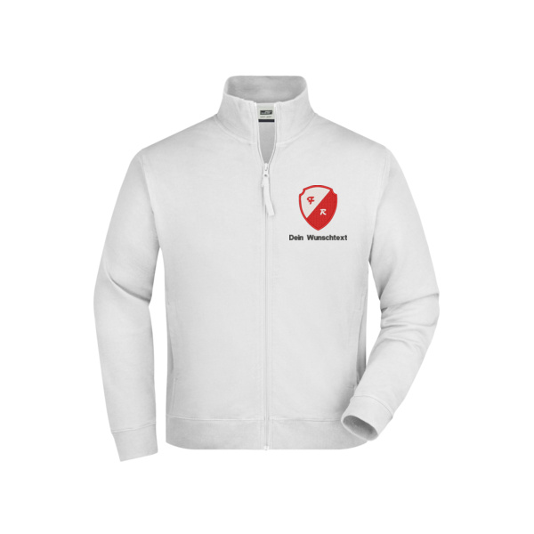 Bruststick + Rückendruck - Sweat Jacket Miniaturansicht