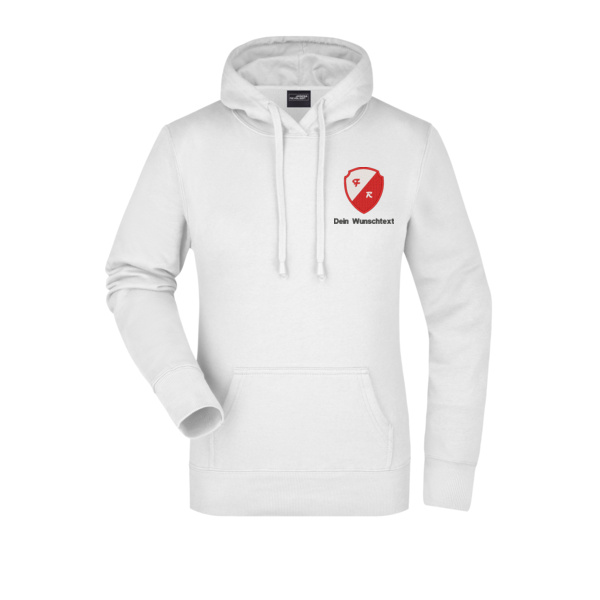 Bruststick + Rückendruck - Ladies' Hooded Sweat Miniaturansicht